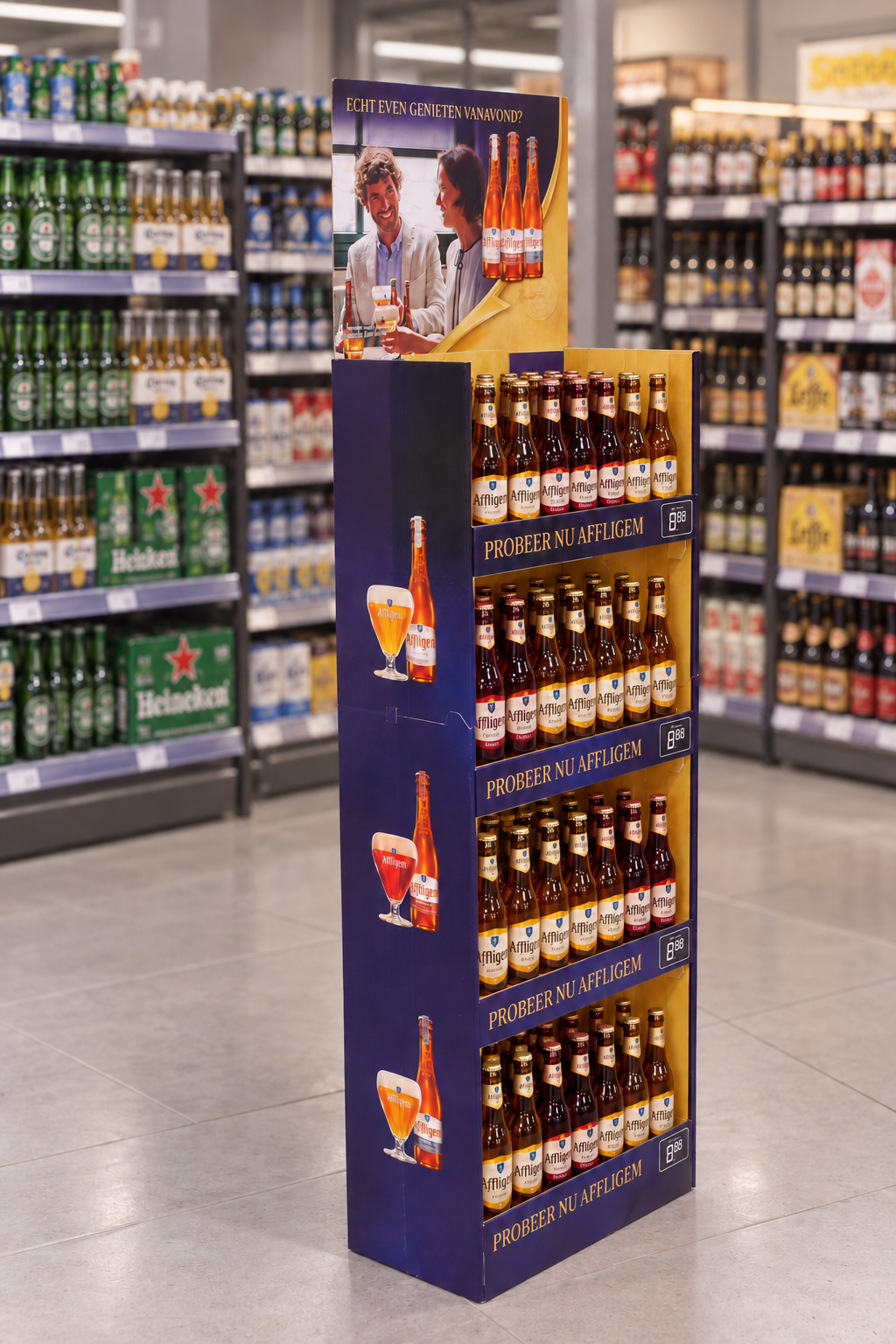 Foldable Shop - Affligem - Holbox Displays Foldable Shop - Affligem - Holbox Displays
