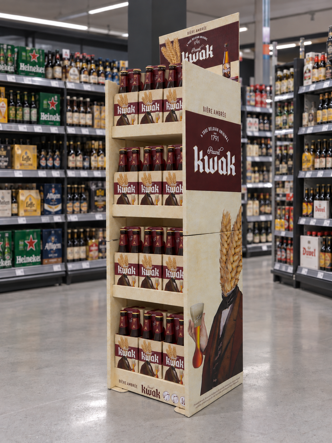 Hang-in Compact Display - Kwak 4 tray - Holbox Displays Hang-in Compact Display - Kwak 4 tray - Holbox Displays