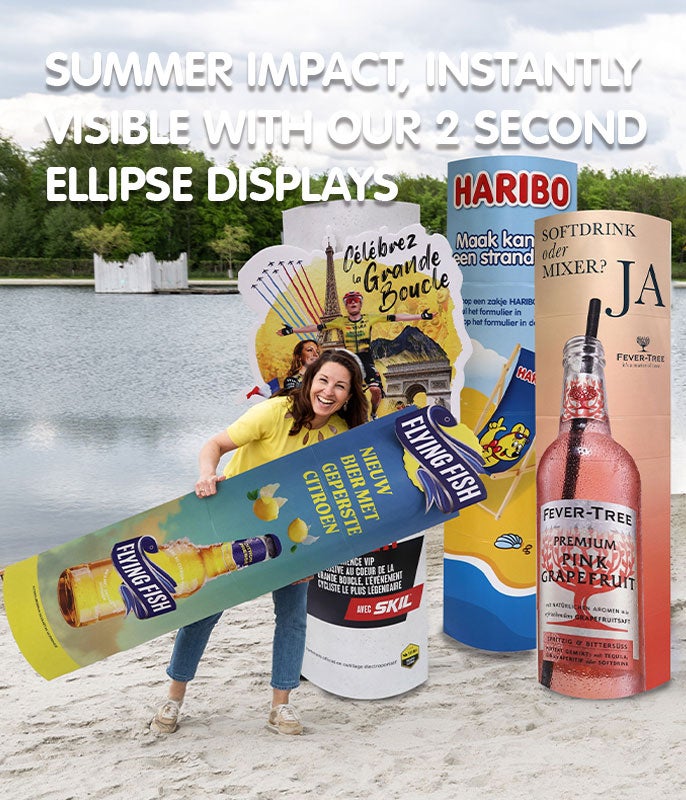Zomerse impact met de ellipse display Zomerse impact met de ellipse display