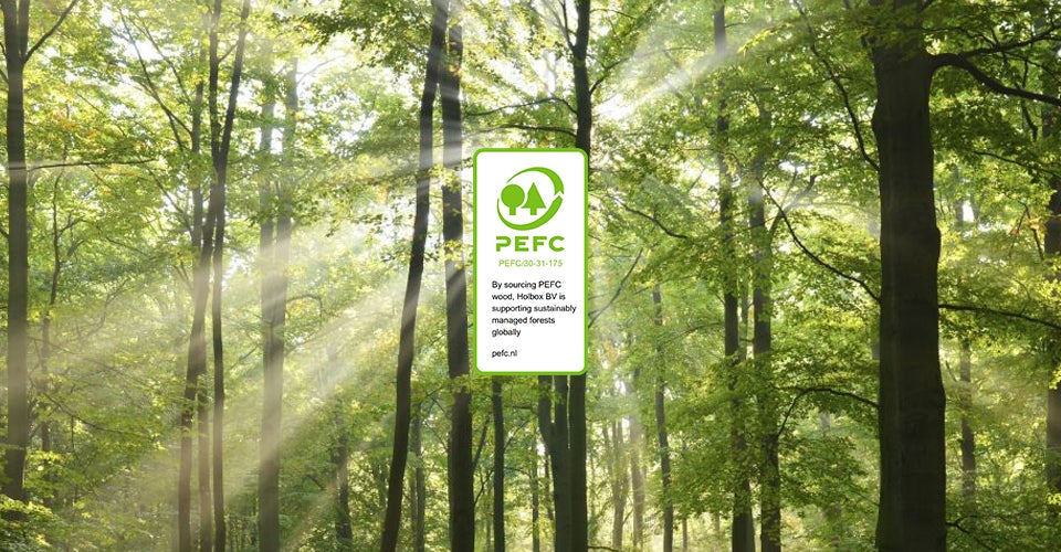 PEFC certificering voor Holbox PEFC certificering voor Holbox