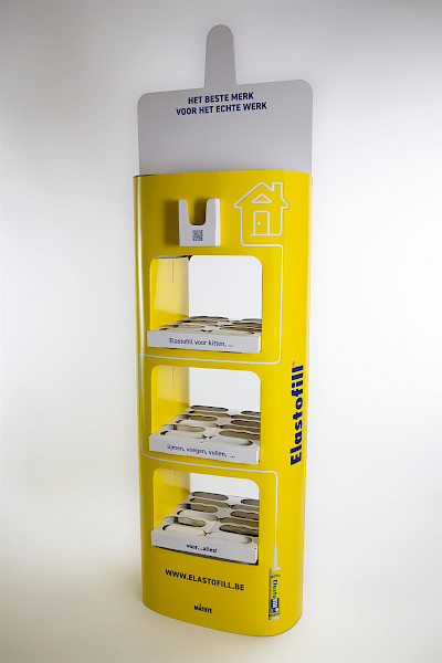 Vloerdisplay Elastofill